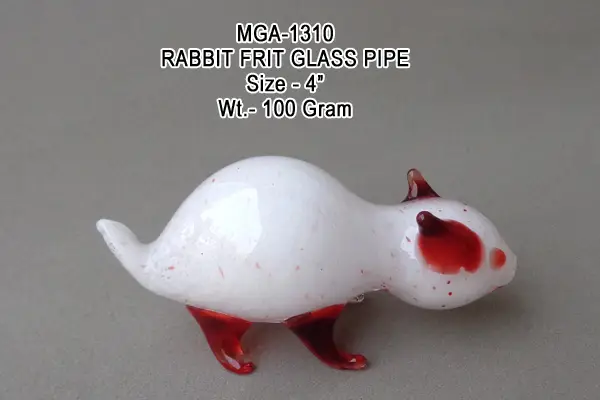 RABBIT FRIT GLASS PIPE